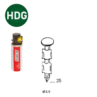 Packs JDB 20° 25x25 ring HDG
