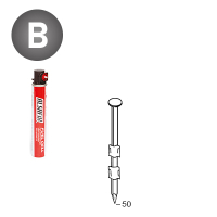 Pack 20° 2,9x50 Glatt - 2200 N