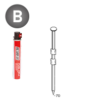 Pack 20° 2,9x70 Glatt - 2200 N