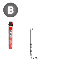 Pack 34° 2,8 x 50 annelées