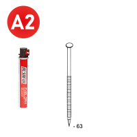 Pack 34° 2,8x63 Rille INOX - 2