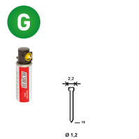 Pack 2.000 J-15 galva + 2 gaz