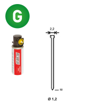 Pack 2.000 J-32 galva + 2 gaz