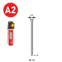 Pack 2.000 J-35 INOX