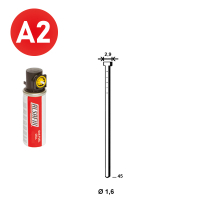 Pack brads 20°+gaz 16/45 INOX