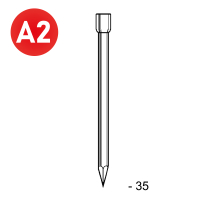 TH inox 1,8 x 35 mm - 2,5 kg