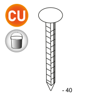 Seau 5kg-TEL 3x3x40 c.crantée